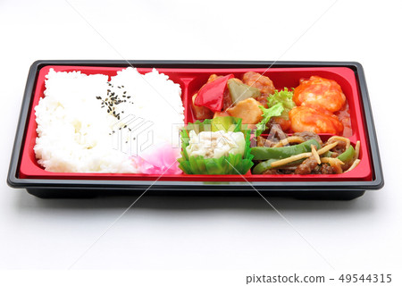 Chinese box lunch 49544315