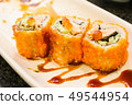 Salmon sushi rolls 49544954