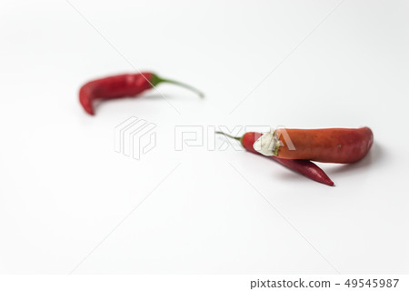 ugly red hot chilli pepper with mold ugly red hot chilli pepper with mold 49545987