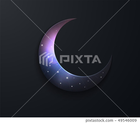 Ramadan Kareem. Effect of the cut paper night Ramadan Kareem. Effect of the cut paper night 49546009