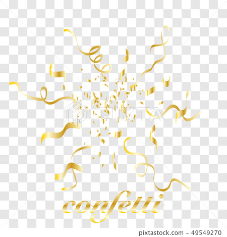 Falling shiny golden confetti Falling shiny golden confetti 49549270