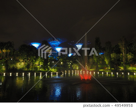 Night view of Gardens by the Bay Night view of Gardens by the Bay 49549958