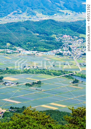 Townscape of Tono seen from Takashimizu Observatory 49551392