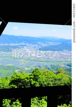 Townscape of Tono seen from Takashimizu Observatory 49551403