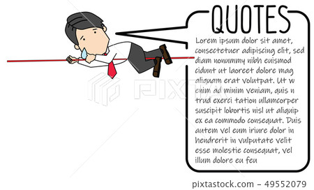 Businessmen are climbing the rope Businessmen are climbing the rope 49552079