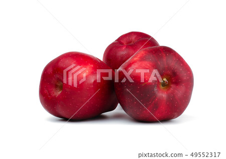 Fresh red apple isolated on white background. Fresh red apple isolated on white background. 49552317