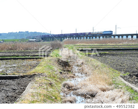 Freight train of Kashima Line 49552382