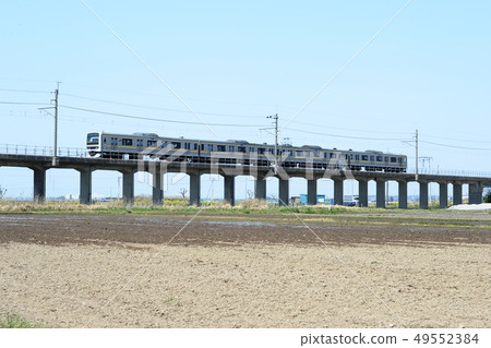 鹿島線上的火車 49552384
