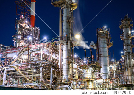 "Mie Prefecture" Yokkaichi, factory night view 49552968