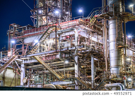 "Mie Prefecture" Yokkaichi, factory night view 49552971