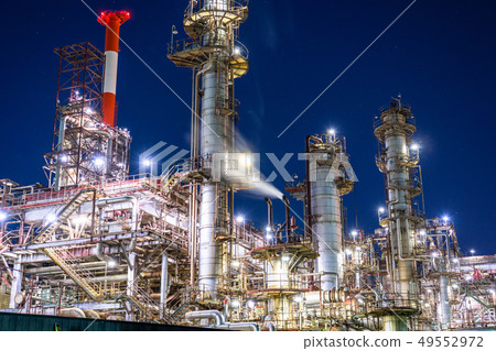 "Mie Prefecture" Yokkaichi, factory night view 49552972