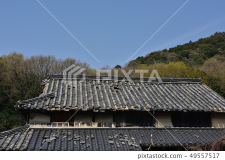 An old and beautiful building in Japan An old and beautiful building in Japan 49557517