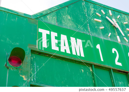 Baseball scoreboard 49557637