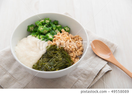 Sticky rice cake 49558089