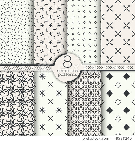 Set of vector seamless patterns - Stock Illustration [49558249] - PIXTA