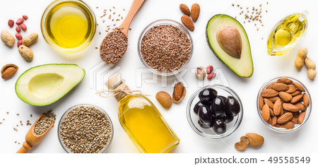 Alternative oils concept, background Alternative oils concept, background 49558549