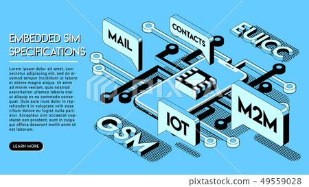 Embedded SIM Concept. New Mobile Communication Technology. Embedded SIM Concept. New Mobile Communication Technology. 49559028