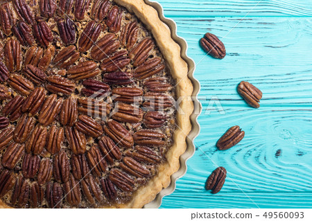 Autumn american pecan pie 49560093