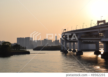 Rainbow bridge at dusk Rainbow bridge at dusk 49562201