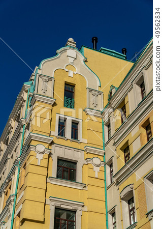 Fragments of building facades 49562834