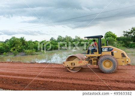 Roller steamroller or vibratory roller machine Roller steamroller or vibratory roller machine 49563382