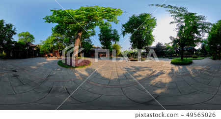 360 degree panorama of Wangjianglou Park. Chengdu, Sichuan, China 360 degree panorama of Wangjianglou Park. Chengdu, Sichuan, China 49565026