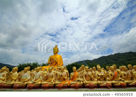 Take photo of  Buddha statue sitting image  49565959