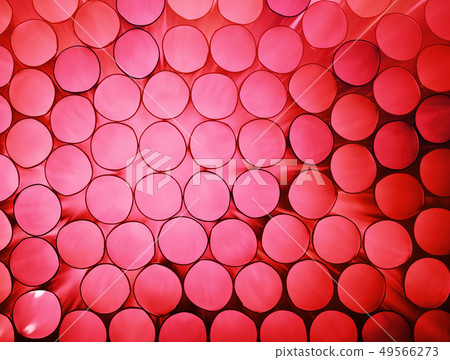 Abstract pink colorful background of stack pipes Abstract pink colorful background of stack pipes 49566273