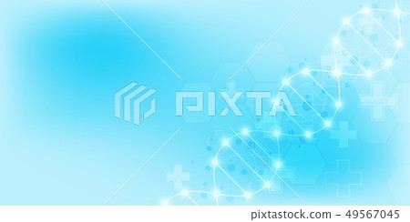 DNA strand background and genetic engineering or laboratory research. Medical technology and science DNA strand background and genetic engineering or laboratory research. Medical technology and science 49567045