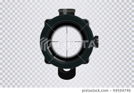Sniper scope crosshairs in realistic style Sniper scope crosshairs in realistic style 49569746