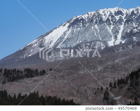 從關鍵籠子海角Oyama南牆Oyama的觀點看春天Oyama 49570469