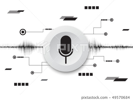 line soundwave abstract background line soundwave abstract background 49570684
