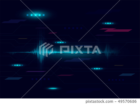 line soundwave abstract background line soundwave abstract background 49570686