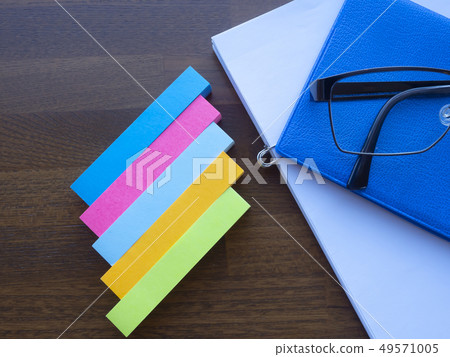 Business image · document · glasses · notebook 49571005