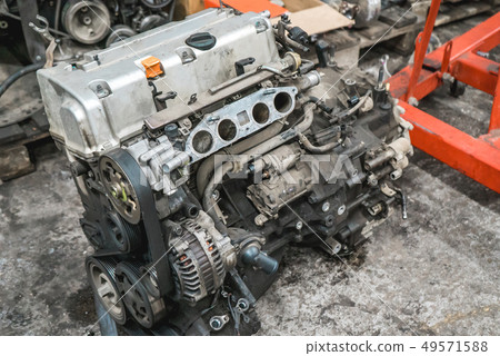 Photo of the internal combustion engine Photo of the internal combustion engine 49571588