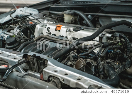 Photo of the internal combustion engine Photo of the internal combustion engine 49571619