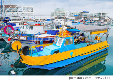 Fishing boats, Limassol marina, Cyprus Fishing boats, Limassol marina, Cyprus 49572147