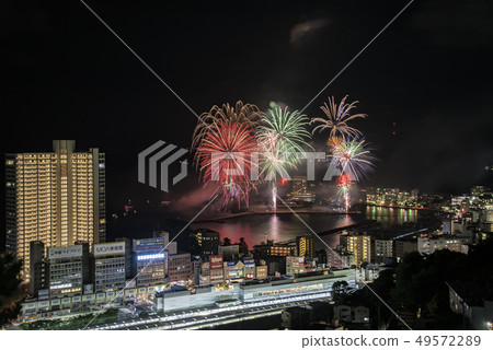 [Atami sea fireworks display] 49572289