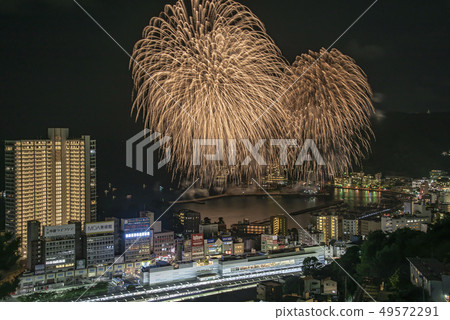 [Atami sea fireworks display] 49572291