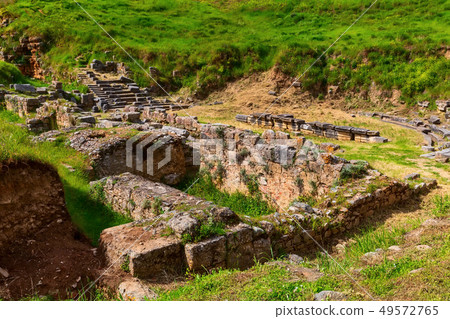 ancient Sparta ruins, Peloponnese, Greece 49572765