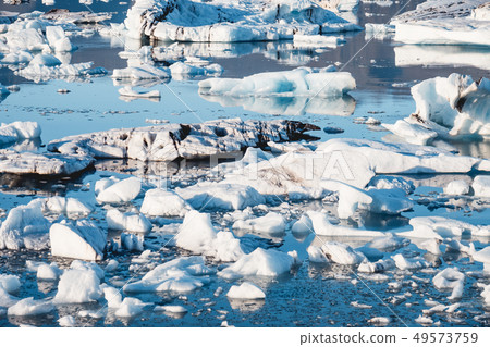 Glacial lagoon in Iceland 49573759