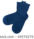 Pair of socks. Isolated on white background. 49574279