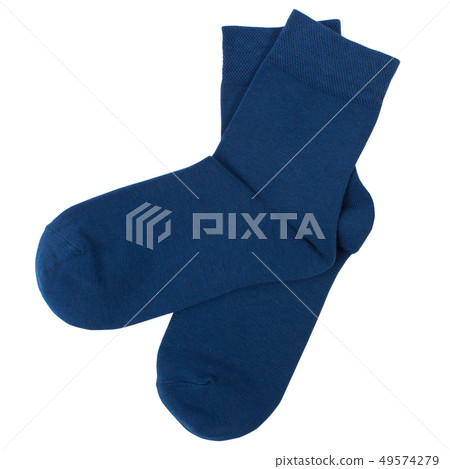 Pair of socks. Isolated on white background. 49574279
