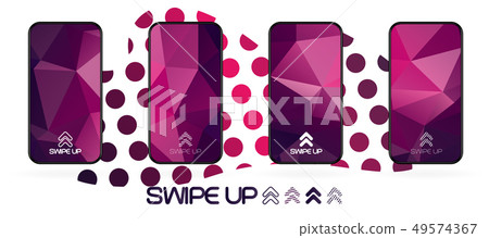 Triangular polygonal geometric background swipe Triangular polygonal geometric background swipe 49574367