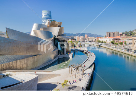 Bilbao city architectural and touristic places Bilbao city architectural and touristic places 49574613