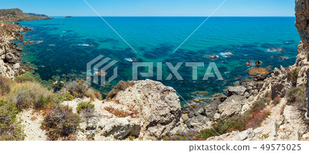 Sea beach near Rocca di San Nicola, Agrigento, 49575025