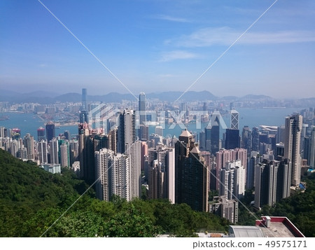 香港太平山頂 49575171