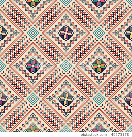 Palestinian embroidery pattern 139 49575178