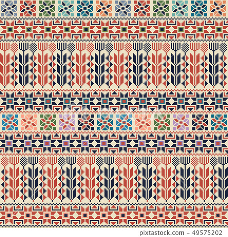 Palestinian embroidery pattern 109 Palestinian embroidery pattern 109 49575202