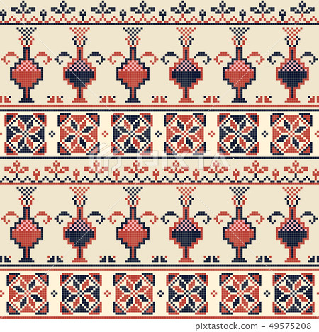 Palestinian embroidery pattern 103 Palestinian embroidery pattern 103 49575208